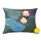 Water Lilies #2 Outdoor Throw Pillow (Rectangular - 12x16)