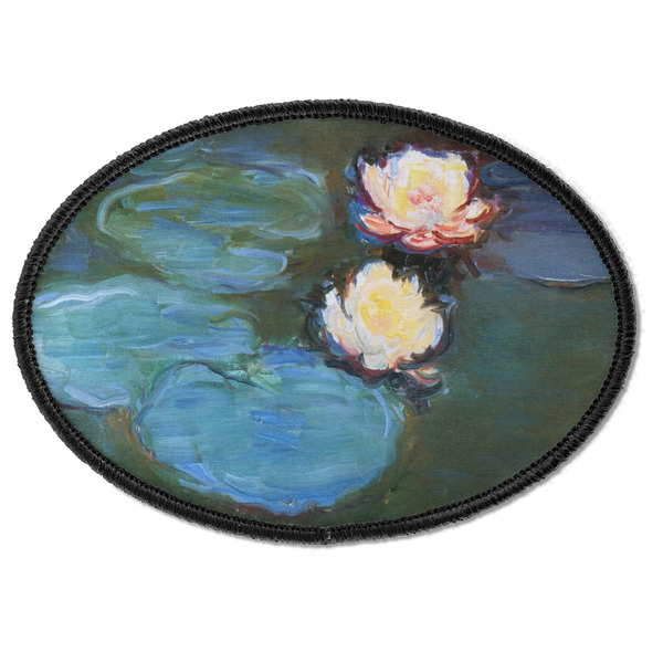 Custom Water Lilies #2 Iron On Oval Patch