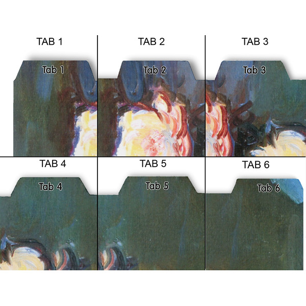 Water Lilies #2 Page Dividers - Set of 6 - Approval