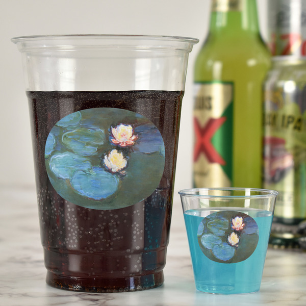 Water Lilies #2 Party Cups - 16oz - In Context