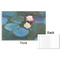 Water Lilies #2 Disposable Paper Placemat - Front & Back