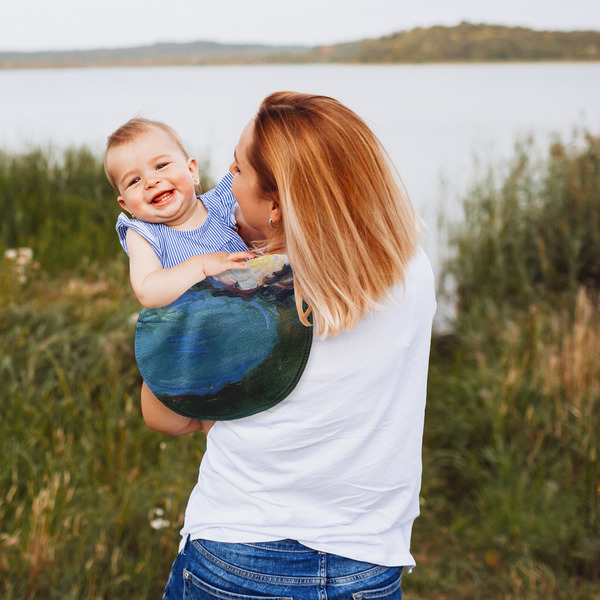 Water Lilies #2 Peanut Shaped Burp - Lifestyle