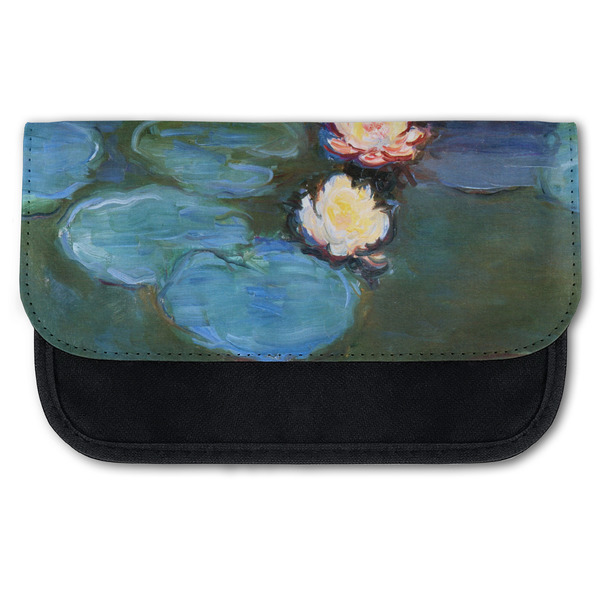 Custom Water Lilies #2 Canvas Pencil Case