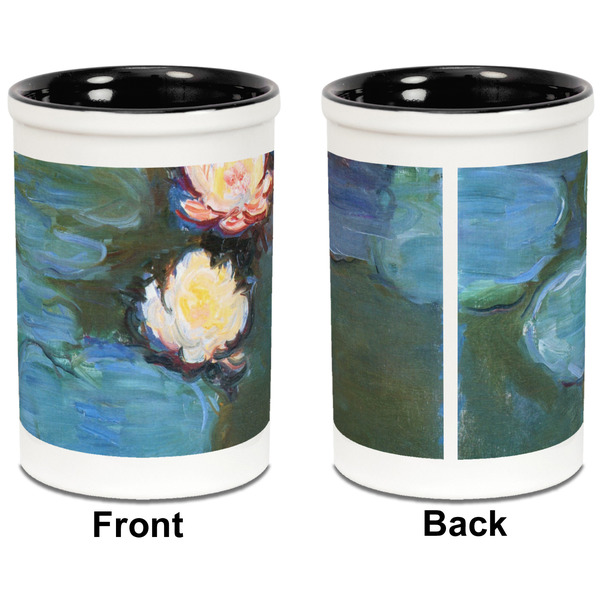 Water Lilies #2 Pencil Holder - Black - approval