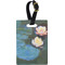 Water Lilies #2 Plastic Luggage Tag - Rectangular