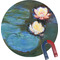 Water Lilies #2 Round Fridge Magnet
