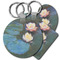 Water Lilies #2 Plastic Keychains