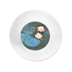 Water Lilies #2 Plastic Party Appetizer & Dessert Plates - 6"