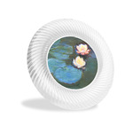 Water Lilies #2 Plastic Party Appetizer & Dessert Plates - 6"