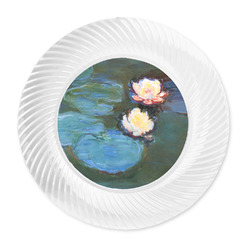 Water Lilies #2 Plastic Party Dinner Plates - 10"