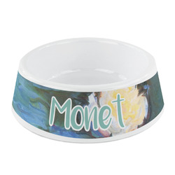 Water Lilies #2 Plastic Dog Bowl - Small