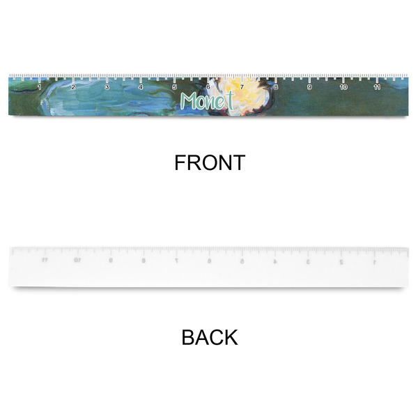 Water Lilies #2 Plastic Ruler - 12" - APPROVAL