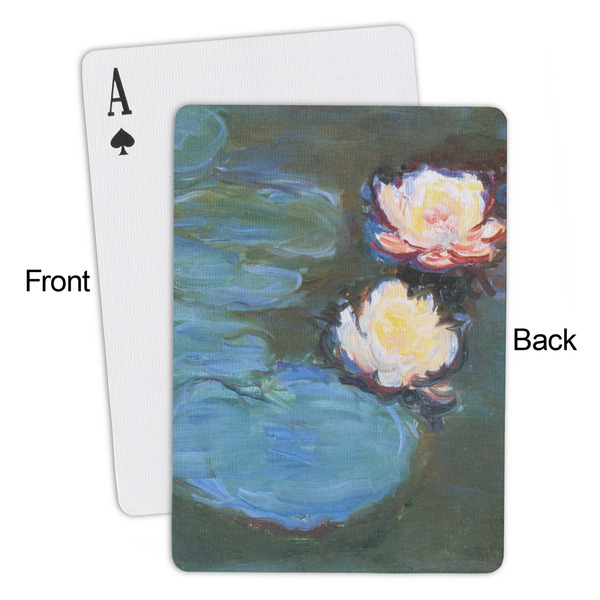 Water Lilies #2 Playing Cards - Approval