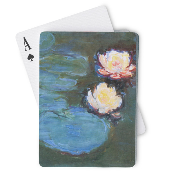 Custom Water Lilies #2 Playing Cards