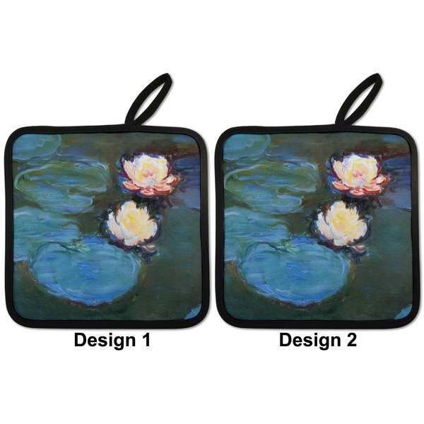 Water Lilies #2 Pot Holders - Set of 2 APPROVAL