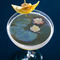 Water Lilies #2 Printed Drink Topper - XLarge - In Context