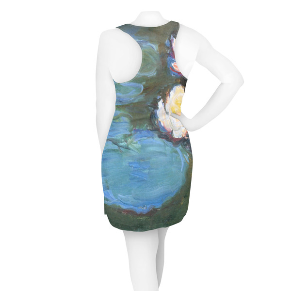 Water Lilies #2 Racerback Dress - On Model - Back