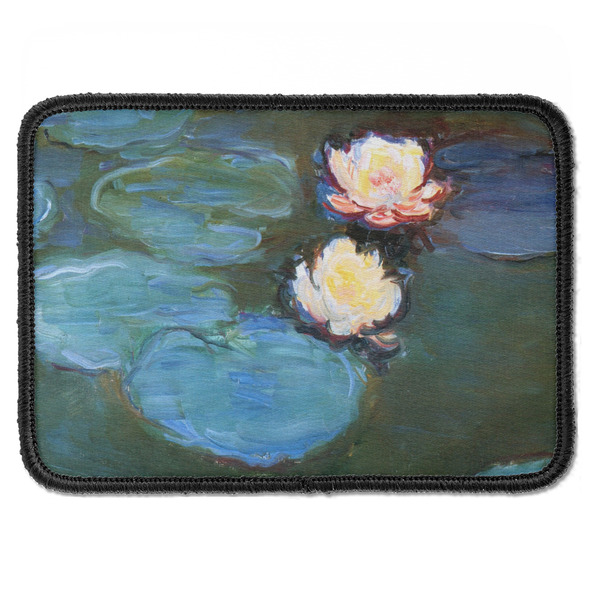 Custom Water Lilies #2 Iron On Rectangle Patch