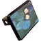 Water Lilies #2 Rectangular Car Hitch Cover w/ FRP Insert (Angle View)