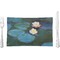 Water Lilies #2 Glass Rectangular Lunch / Dinner Plate