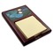 Water Lilies #2 Red Mahogany Sticky Note Holder - Angle