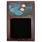 Water Lilies #2 Red Mahogany Sticky Note Holder - Flat