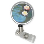 Water Lilies #2 Retractable Badge Reel