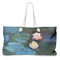 Water Lilies #2 Large Rope Tote Bag - Front View