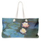 Water Lilies #2 Large Tote Bag with Rope Handles