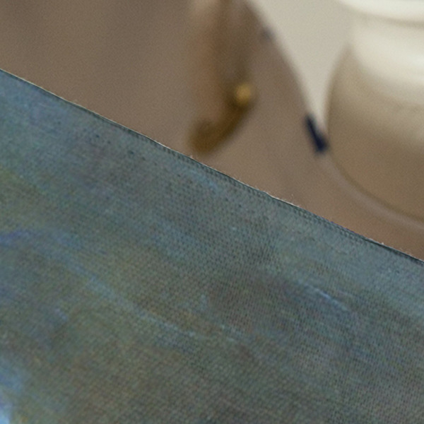 Water Lilies #2 Large Rope Tote - Close Up View