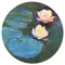 Water Lilies #2 Round Fridge Magnet - FRONT
