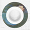 Water Lilies #2 Round Linen Placemats - LIFESTYLE (single)