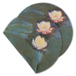 Water Lilies #2 Round Linen Placemat - Double Sided - Set of 4