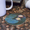 Water Lilies #2 Round Paper Coaster - Front
