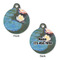 Water Lilies #2 Round Pet Tag - Front & Back