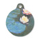 Water Lilies #2 Round Pet Tag