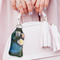 Water Lilies #2 Sanitizer Holder Keychain - Large (LIFESTYLE)