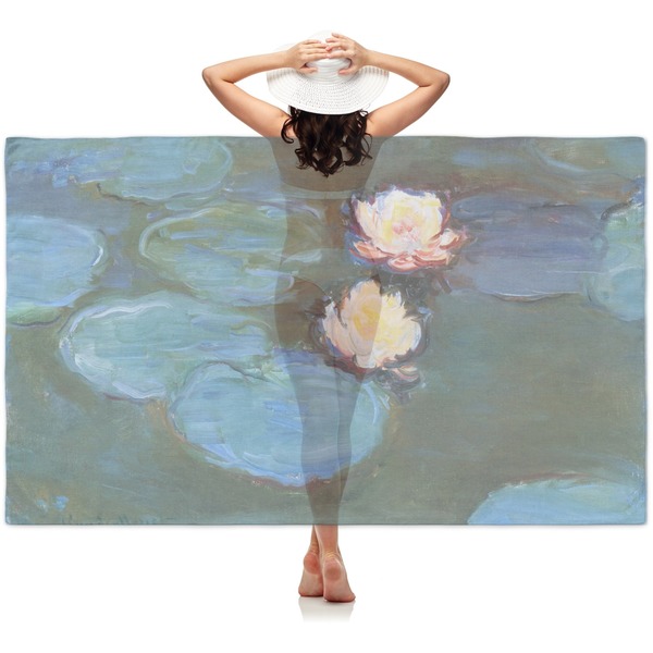 Custom Water Lilies #2 Sheer Sarong