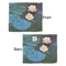 Water Lilies #2 Security Blanket - Front & Back View