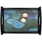 Water Lilies #2 Serving Tray Black Small - Main
