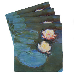 Water Lilies #2 Absorbent Stone Coasters - Set of 4