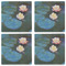 Water Lilies #2 Set of 4 Sandstone Coasters - See All 4 View