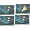 Water Lilies #2 Set of Rectangular Appetizer / Dessert Plates