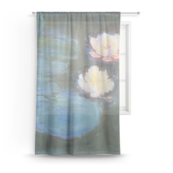 Water Lilies #2 Sheer Curtain