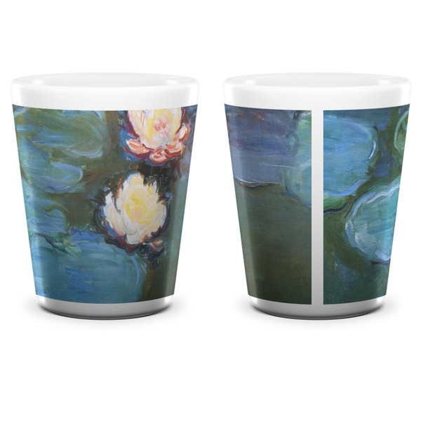 Water Lilies #2 Shot Glass - White - APPROVAL