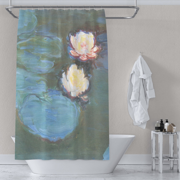 Water Lilies #2 Shower Curtain Lifestyle