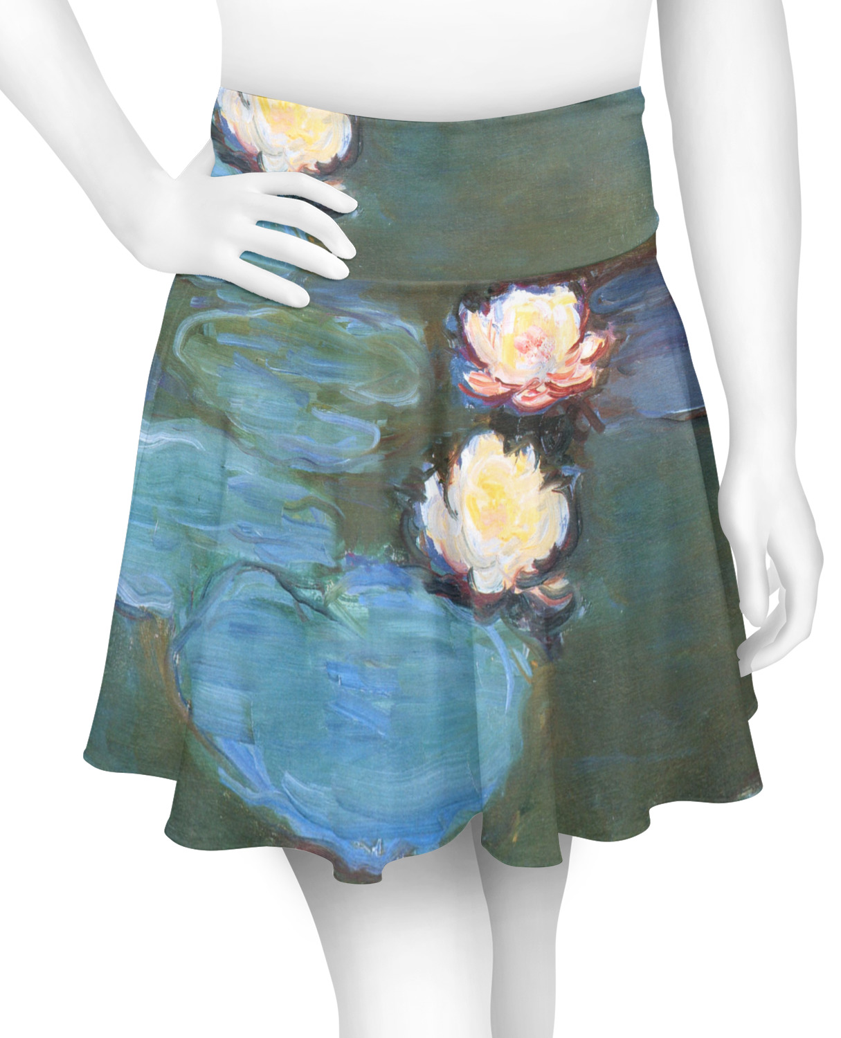 FOG PLAID WATERLILY SKIRT