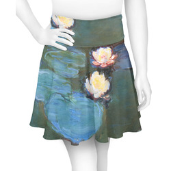 Water Lilies #2 Skater Skirt - X Large