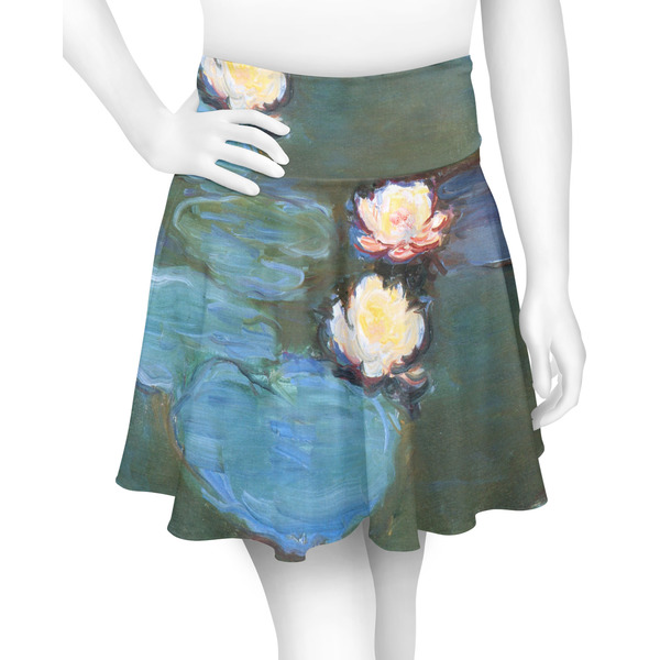 Custom Water Lilies #2 Skater Skirt - Medium