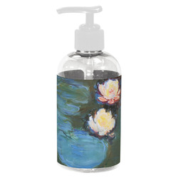 Water Lilies #2 Plastic Soap / Lotion Dispenser (8 oz - Small - White)